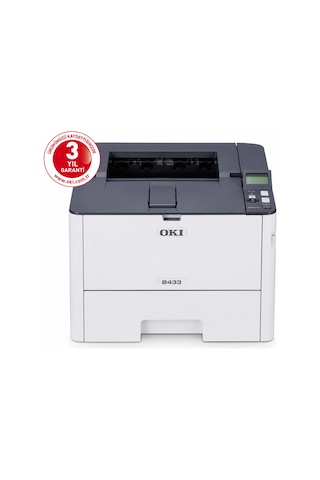 Okı B433dn A4 Mono Lazer Yazıcı 40ppm Tek Fonksiyonlu Dubleks Usb Ethernet 1200x1200dpi