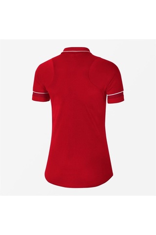 Nike W Academy 21 Polo Kadın Polo Yaka Tişört KIrmızı Kırmızı