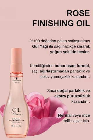 Schwarzkopf Rose Oil Saç Bakım Yağı 100 ML