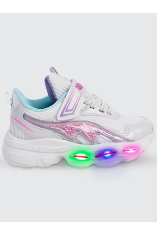 Mp Kız Çocuk Spor Ayakkabı 26-30 Numara Beyaz-mor Beyaz-Mor