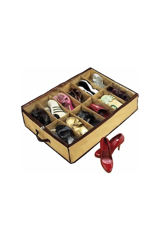 Ayakkabı Saklama Çantası 12 Bölmeli Shoes Under Diğer
