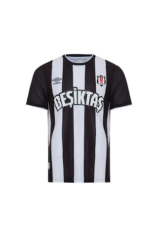 Beşiktaş Lisanslı Kartal Ahşap Kutulu Çubuklu Forma Siyah - Beyaz