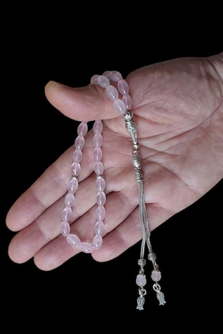 Arpa Kesim Pembe Kuvars Tesbih 641 Rose Quartz