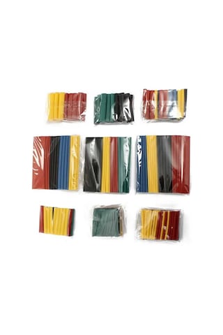 Renkli Isıyla Daralan Makaron Seti - 328 Adet