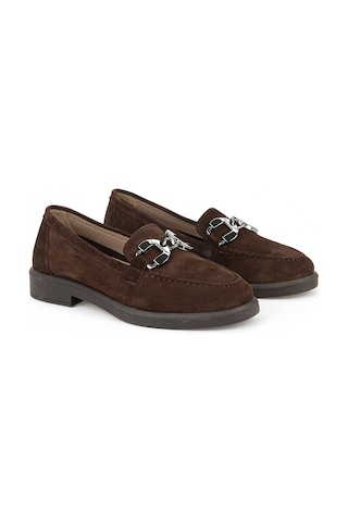 Ziya Kadın Hakiki Deri Loafer Ayakkabı 161359z706 Kahve 161359z706 300 36