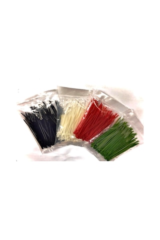 6 Renkli Kablo Bağı Cırt Klips Plastik Kelepçe 100X2.5 600 Ad 6 Renkli Kablo Bağı Cırt Klips Plastik Kelepçe 100X2.5 600 Ad