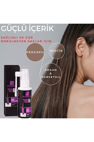 Vanederm Saç Dökülmesine Karşı Önleyici Sprey 60 ML