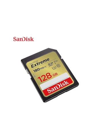 SanDisk Extreme SDSDXVA-128G-GNCIN 128 GB SD UHS-I 4K UHD Hafıza Kartı