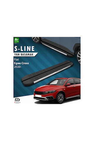 S-dizayn Fiat Egea Cross S-line Krom Yan Basamak 183 Cm 2020 Üzer