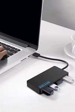 Thentech 4 Portlu Usb 3.0 Hub Çoklayıcı Type-c 5gbps Yüksek Hız Dizüstü Masaüstü Pc Macbook Uyumlu Dönüştürücü