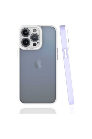 Apple Uyumlu iPhone 13 Pro Uyumlu Zore Mima Kılıf-lila Lila -