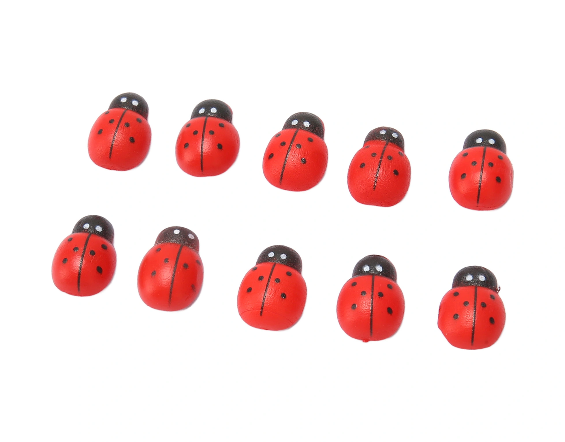 Wezone 100 Adet Ahşap Böcek Sticker: Kendinden Yapışkan, El İşleri Ve Dekorasyon İçin, Renkli, Çocuk El Becerileri Geliştirici, Ev Dekoru Diğer