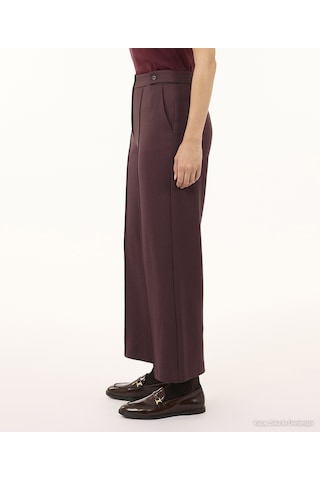 Yargıcı Düz Normal Bel Pantolon 26kkpn3034x 016 Bordo