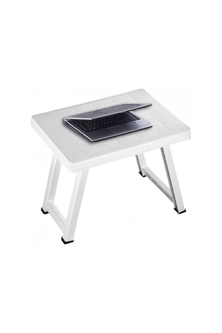 Generalali Portatif Katlanır Çok Amaçlı Sehba Piknik Bahçe Kamp Masası Küçük Beyaz