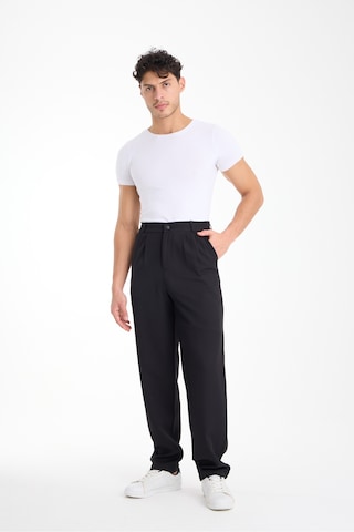 Gugus Erkek Baggy İthal Kumaş Pantolon Siyah