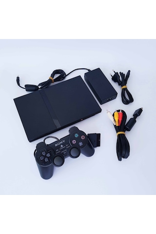 Sony Ps2 Slim + 1 Ps2 Oyun Playstation 2 Konsol