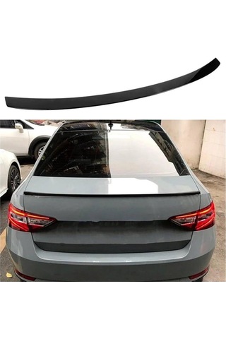 Skoda Suberb Bagaj Üstü Piano Black Spoiler 2015-2019 İthal