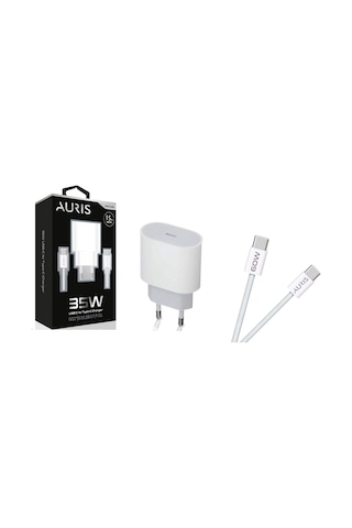 Auris ARS-CH38 35 W İphone 15 Usb-c To Usb-c Şarj Başlığı + Kablo Seti