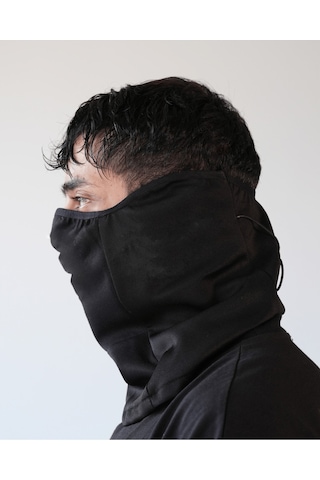 Siyah Baskısız Strike Winter Warrior Reflektörlü Maske-boyunluk-ağızlık-buff Siyah