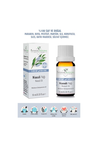 Intense Natural Saf ve Doğal Niaouli Essential Oil Nioli Uçucu Yağı 10 ML