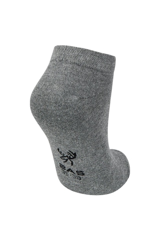 2as Patik Bambu Çorap Gri