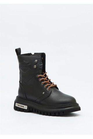 Harley Davidson Dearie Black Deri Kadın Bot 001