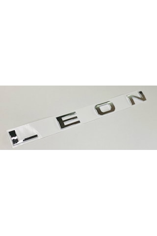 Leon 2007 - 2020 Arka Bagaj Yazısı Krom