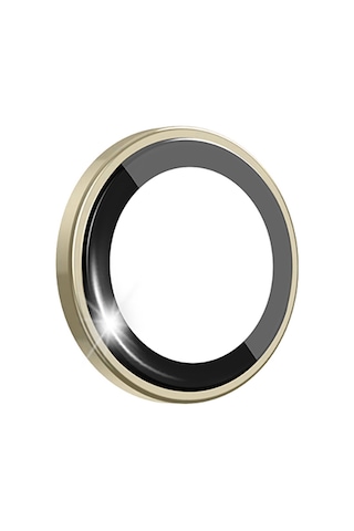 Apple Uyumlu iPhone 17 Air Wiwu Lg-003 Lens Guard Çizilmeye Dayanıklı Safir Kamera Lens Koruyucu Açık Gold