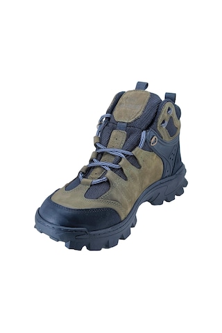 Bulldozer Outdoor Bot Nubuk Deri Haki 250004 Haki