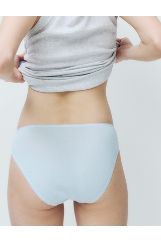 Marks & Spencer 5'li Pamuk-lycra Yüksek Bel Külot Seti Mavi