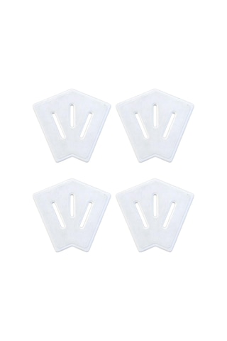 Sinada Havuz Savak Kanal Köşe Parçası Plastik 25 Cm 45 4 Adet -toptancıyızbiz