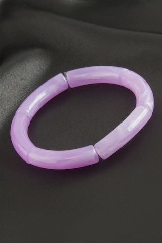 Zr Model Silindir Plastik Bileklik Çok Renkli 12785855