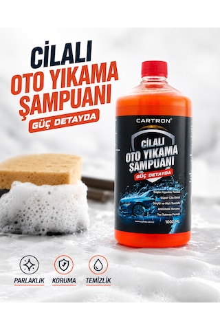 Cartron Cilalı Oto Yıkama Şampuanı 1000ml
