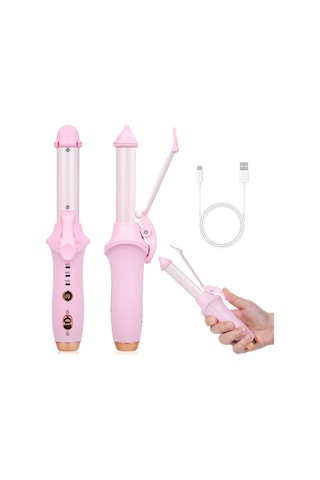 Moveevo Kablosuz Bukle Makinesi Şarj Edilebilir Modeller Pano Ev Zararsız Saç Düz Bukle Çift Kullanımlı Taşınabilir Bukle