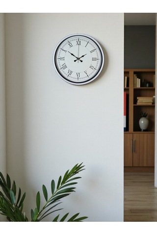 36 Cm Beyaz Roman Rakamlı Duvar Saati Diğer 93105502