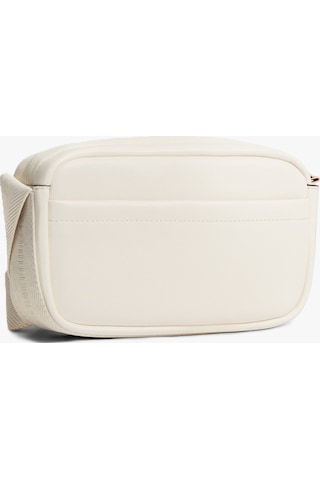 Tommy Hilfiger Th Logotape Camera Bag Kadın Bej Çanta - Aw0aw18741