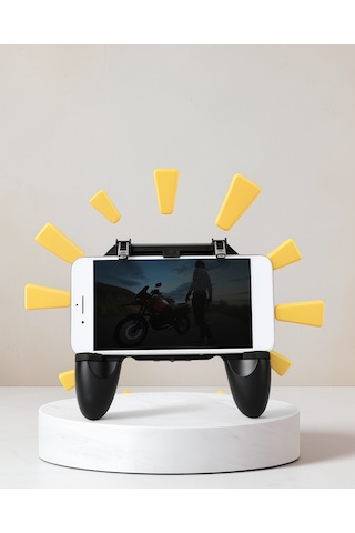 Mobil Oyun Gamepad Tutucu, Joystick Ve Parmak Tetikleyicili