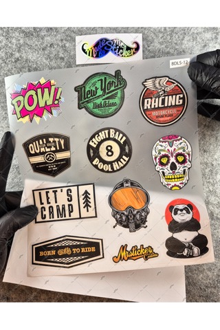 Bdls12 Küçük Boy 10lu Sticker Seti