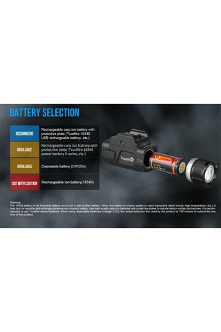 Trustfire Gm07 Se Tabanca Feneri 1050 Lümen Siyah