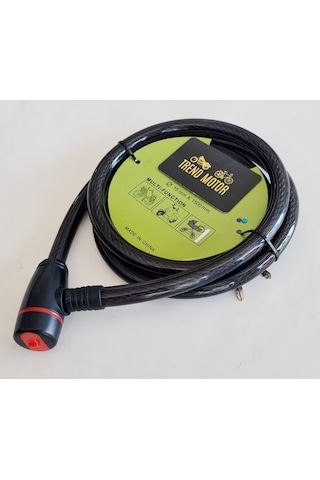 Bisiklet Kilit 15MM Kalınlık - 150 CM Uzunluk