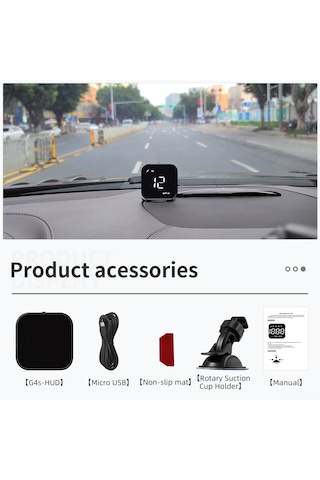 Vkemall G4s Gps Hud Ekran: Hız, Yön, Zaman, Aşırı Hız Ve Yorgunluk Uyarısı İle Güvenli Sürüş
