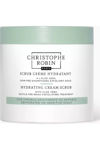 Christophe Robin Nemlendirici Krem Peeling 250ml, %96 Doğal, Hassas Saç Derisi Için