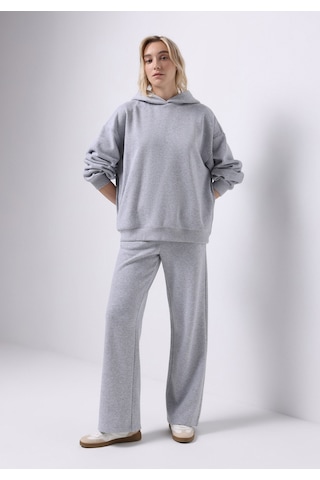 Colins Regular Fit Orta Bel Düz Kadın Gri Eşofman Altı Cl1076448 Q1.v2 Mga GRİ MELANJ