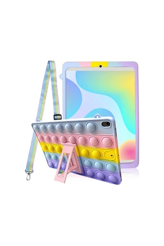 Apple Uyumlu iPad 10.2 7.Nesil Kılıf A2197 A2200 A2198 Pop-It Push Bubble