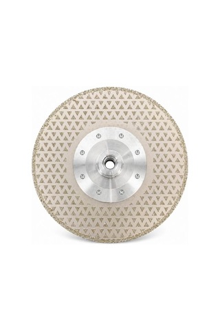 170 Mm M14 Çift Taraflı Elmas Turbo Disk Mermer Ve Granit Kesim