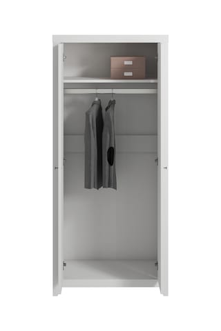 İnarch Dizayn Bled 2 Kapaklı Gardırop Şık Ve Minimalist Yatak Odası Dolabı Beyaz
