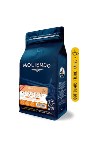 Moliendo Amalfi Espresso Blend Kahve Espresso Öğütülmüş 250 G