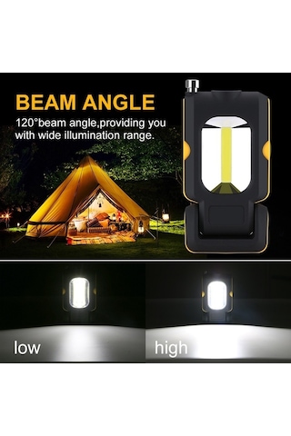 Soulader 3 Modlu Mini Usb Şarjlı El Feneri - Taşınabilir Kamp Aydınlatma, Acil Durum Işığı, Çalışma Lambası, Cep Boy Gece Aydınlatması, Seyahat Ve Outdoor Etkinlikler İçin Pratik Çözüm Siyah