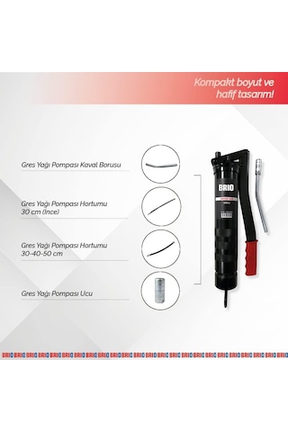 Brio 1404-gg500 Manuel Gres Tabancası, Standart