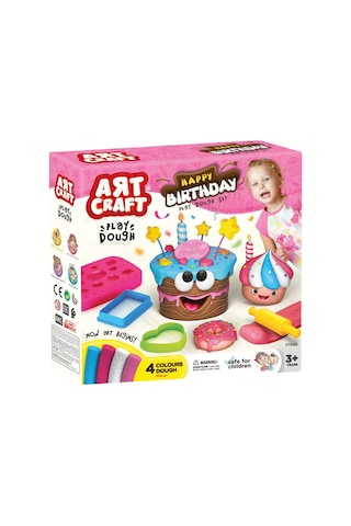 03683 Art Craft Doğum Günü Hamur Set 200 Gr.